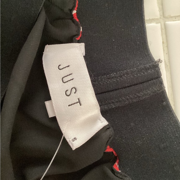 NEW Just Female Striped Pleated Coline Skirt - Picture 7 of 9